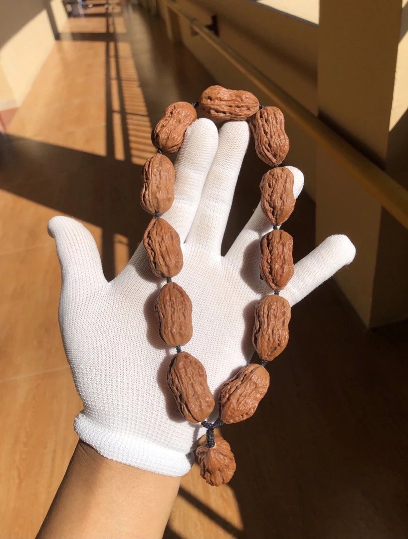 野生楸子高桩小花生手持