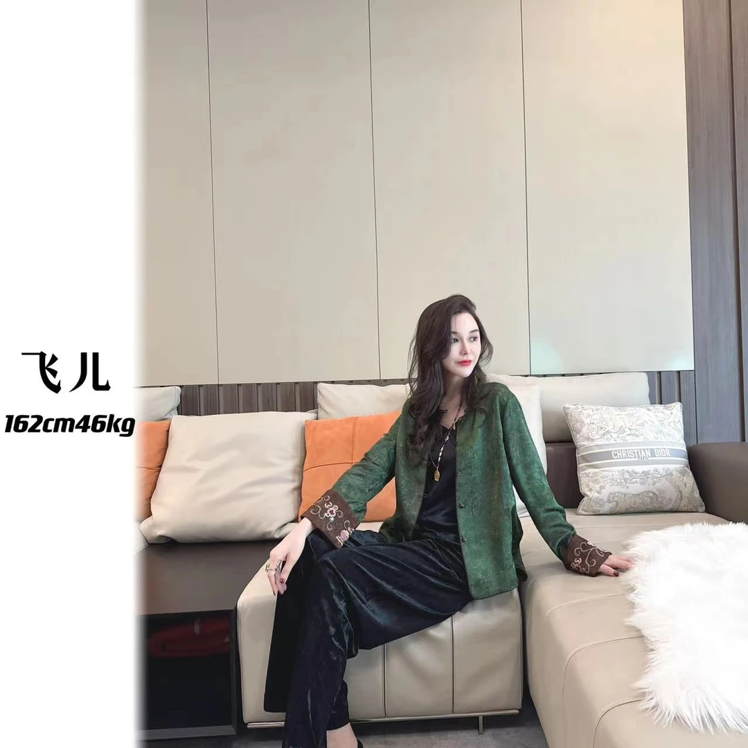 飞儿【蝉净空灵】新中式轻奢气质开衫国风百搭时尚开衫外套