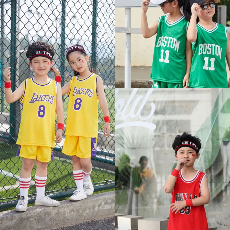 六一幼儿园演出服球衣科比詹姆斯库里杜兰特欧文小学生学生篮球服