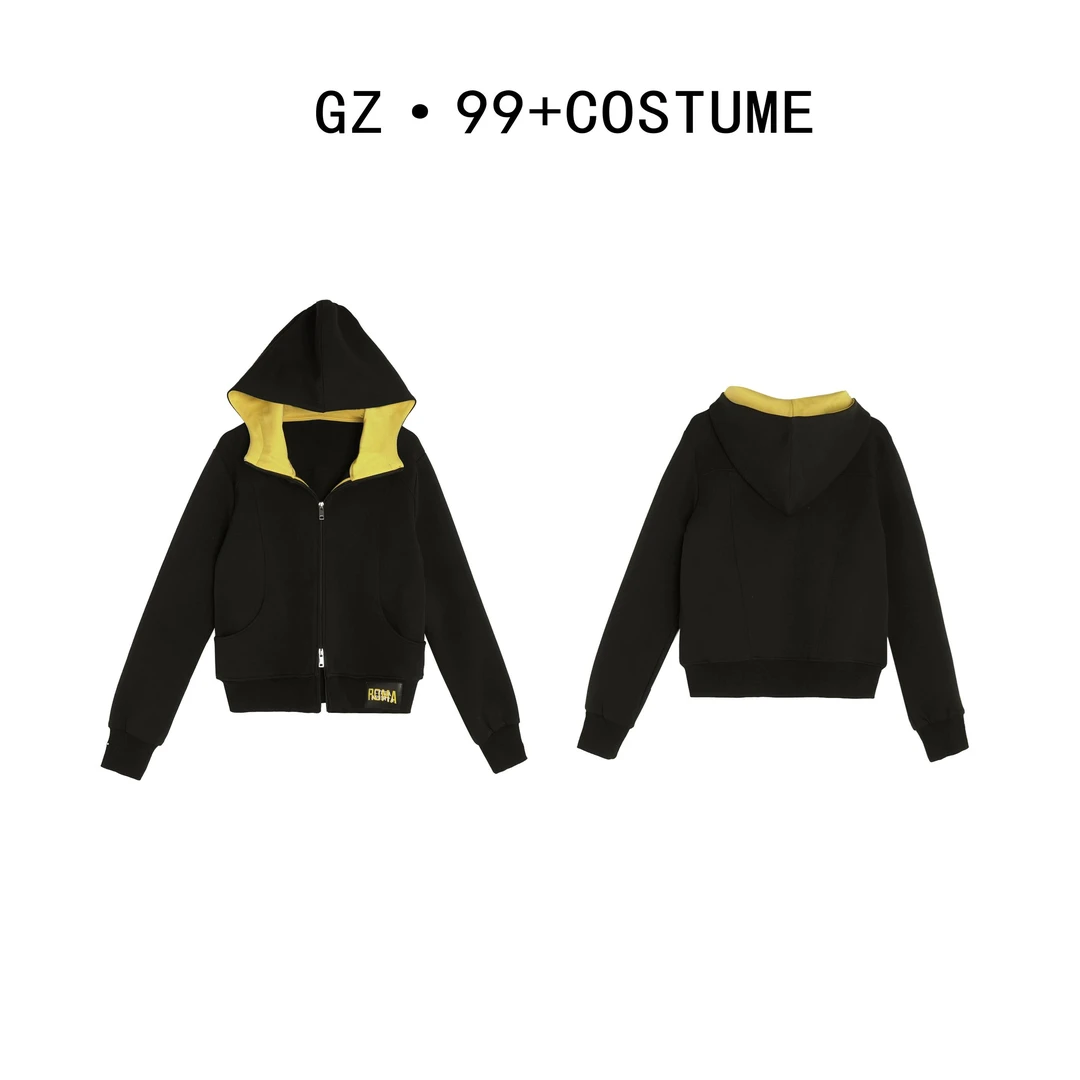 小九推荐 出色假期 春季新款设计师轻奢拉链连帽外套-T6618