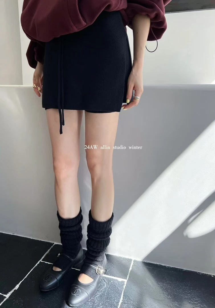All In新款 很百搭的针织裙裤 气质款2639