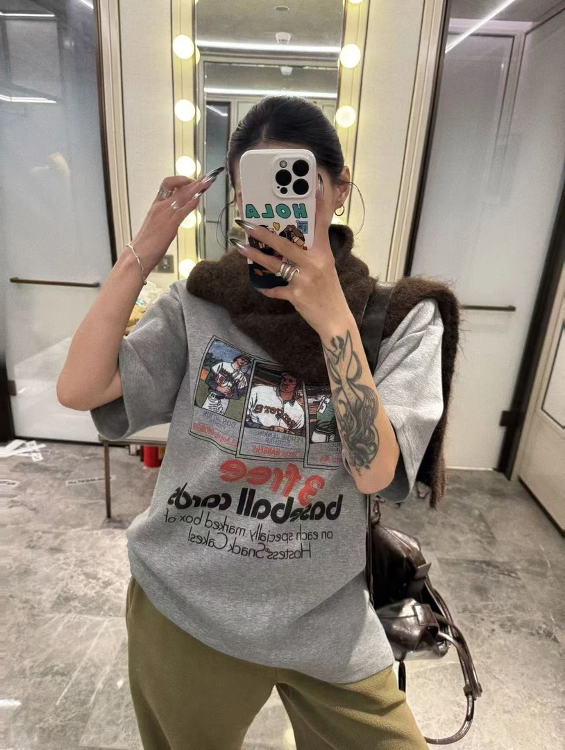 GOD财神新款 图案个人特别喜欢 加厚短袖大T恤801031