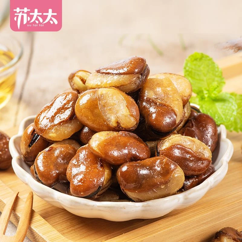 苏太太兰花豆蚕豆零食小香辣蟹黄牛排味零食小吃下酒菜笋0g