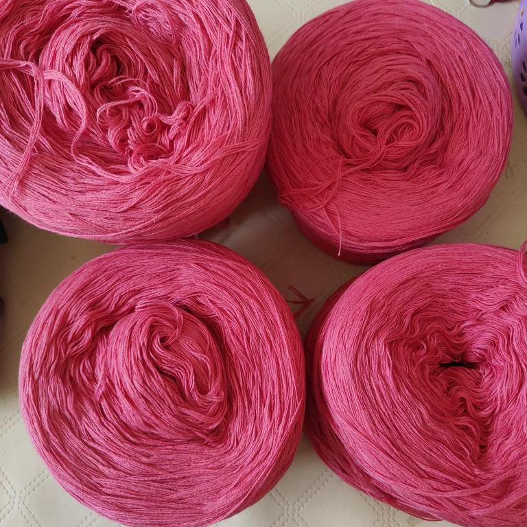 学员材料包做单用棉线和钩针编织工具