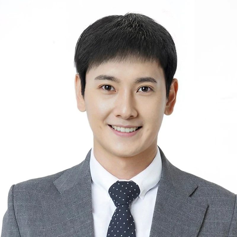 假发男式发套全真发全头套短发全真人发丝高端男士自然帅气透气