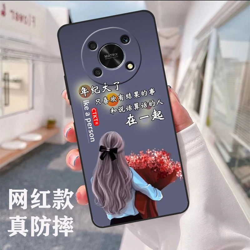 荣耀x30手机壳男女全包防摔钢化膜硅胶高颜值honorx30潮ANY-AN00