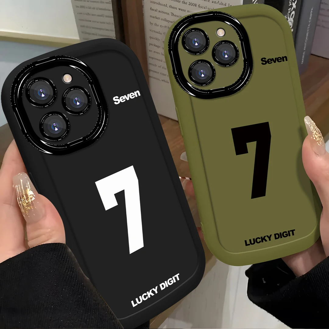 适用于【华为】荣耀60SE个性简约幸运数字7时尚男女款手机壳