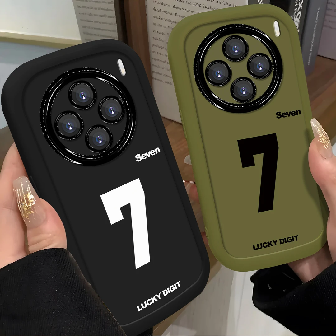 适用于【VIVO】X100个性简约幸运数字7时尚男女款手机壳