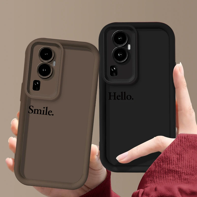 适用于【OPPO】Reno10简约英文个性创意新款硅胶防摔手机壳