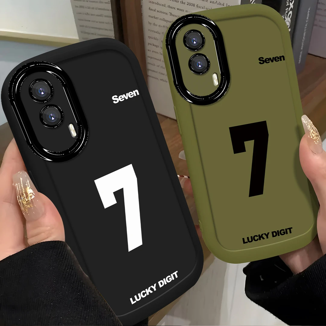 适用于【VIVO】Y53S【5G】/IQOOZ3个性简约幸运数字7时尚手机壳