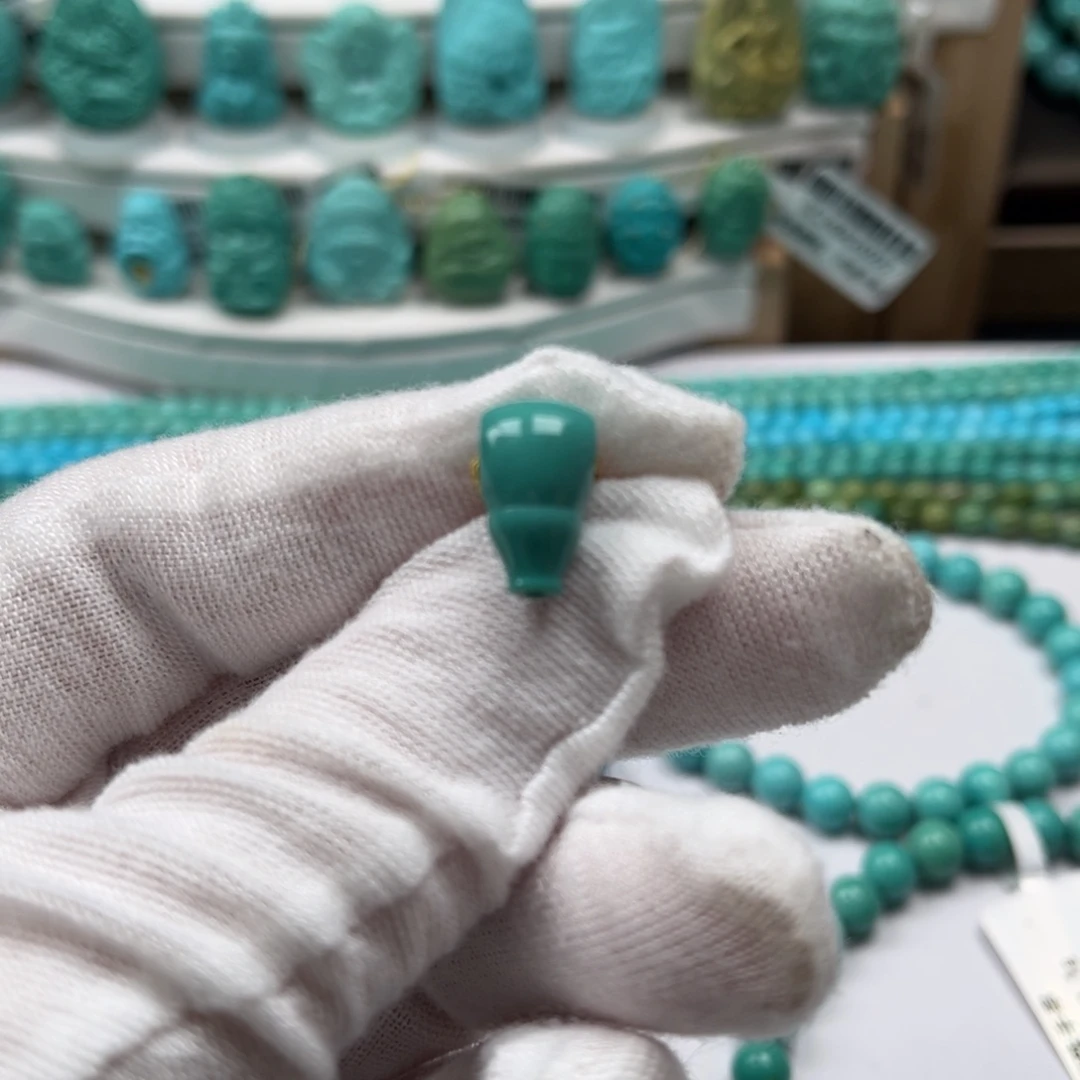 绿松石绿松石三通未镶嵌