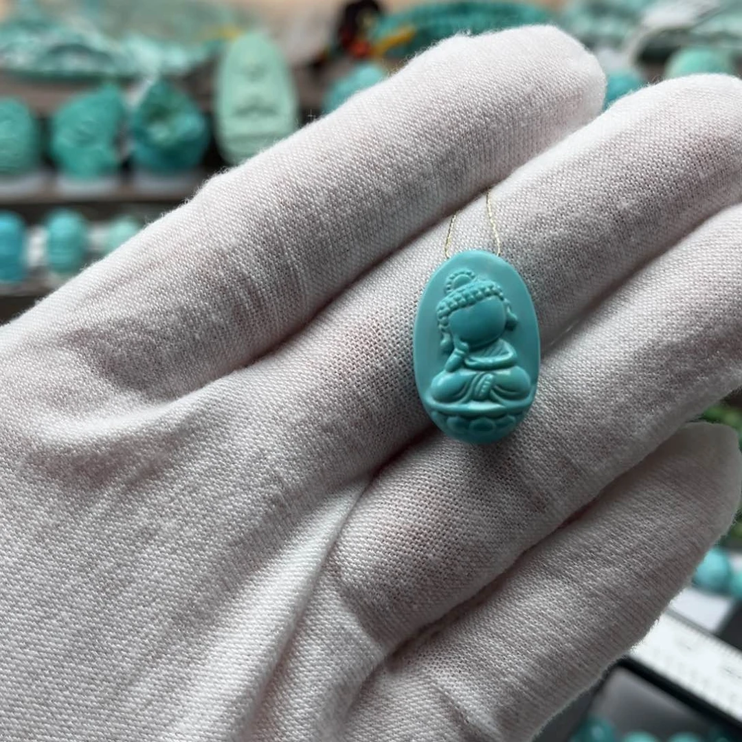 绿松石雕刻未镶嵌