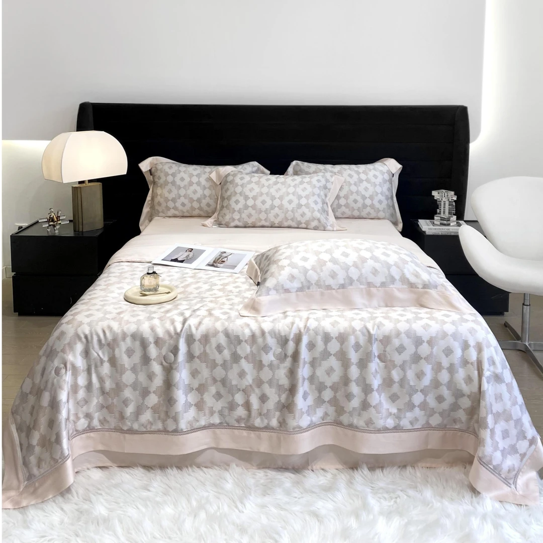 【沐梵家居】实体特！SMR品牌奥地利兰精天丝印花工艺款夏被布里奇