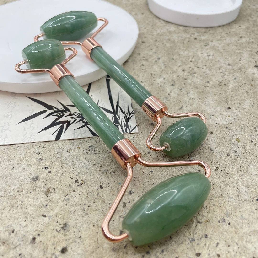 天然玉石 面部滚轮按摩紧致提拉v脸神器（多样性发货）D113