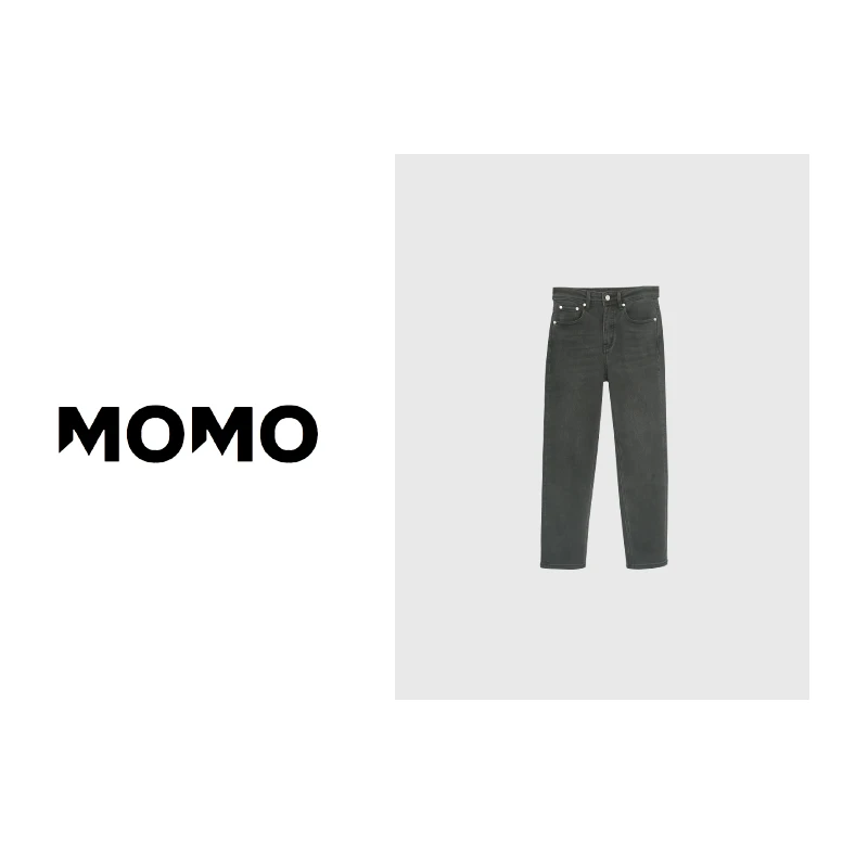 VARERO HOMME/MOMO【长腿日记】直筒加绒时尚牛仔裤8971-1