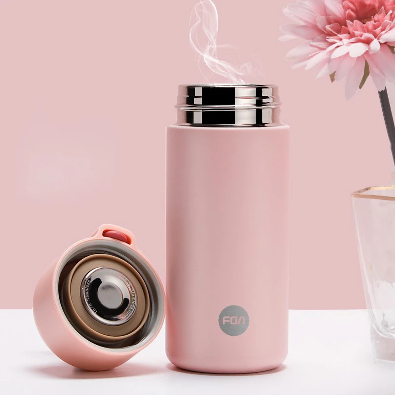 富光保温杯女士高颜值宿舍杯真空不锈钢上学便携水杯网红学生专用