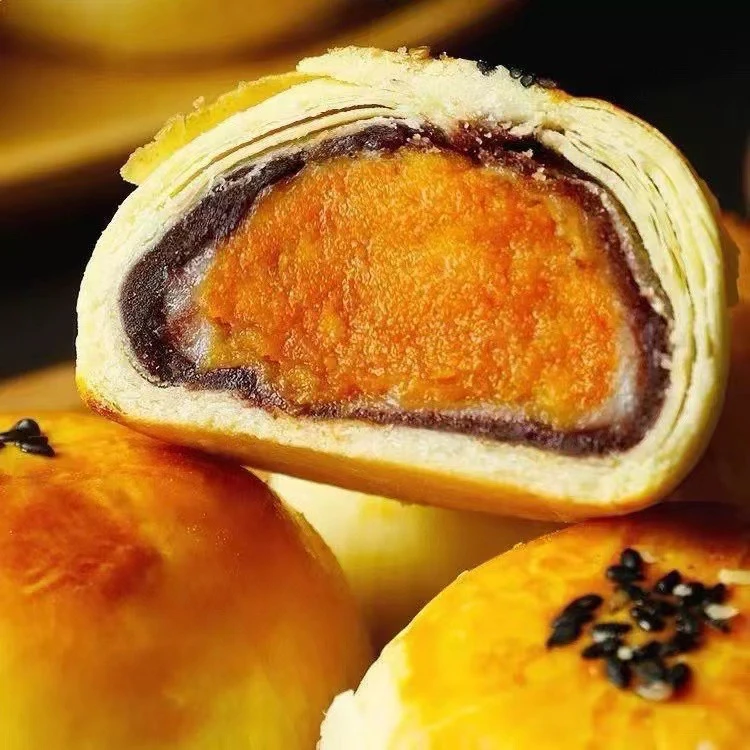 正富祥蛋黄酥皮薄酥软糯Q弹雪媚娘