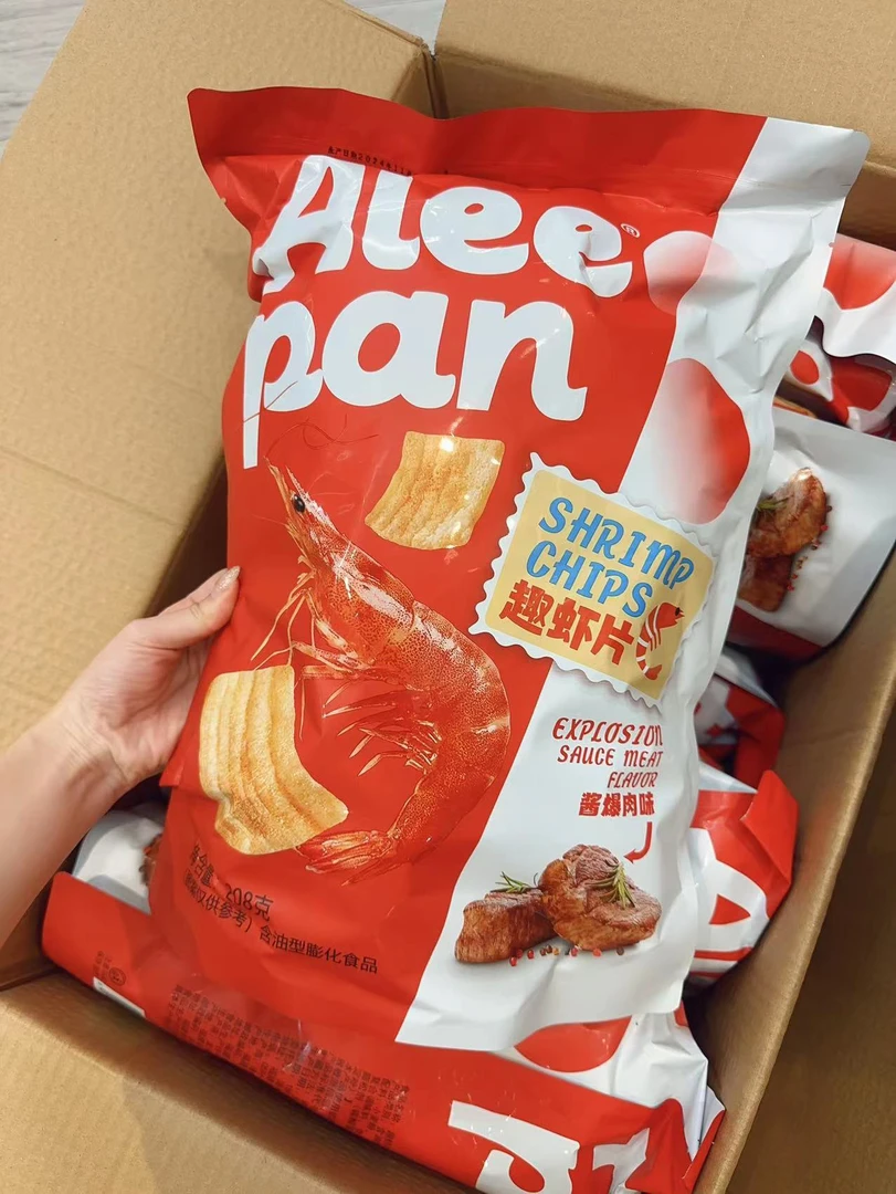 香脆虾片鲜虾片208大包内含独立小包装