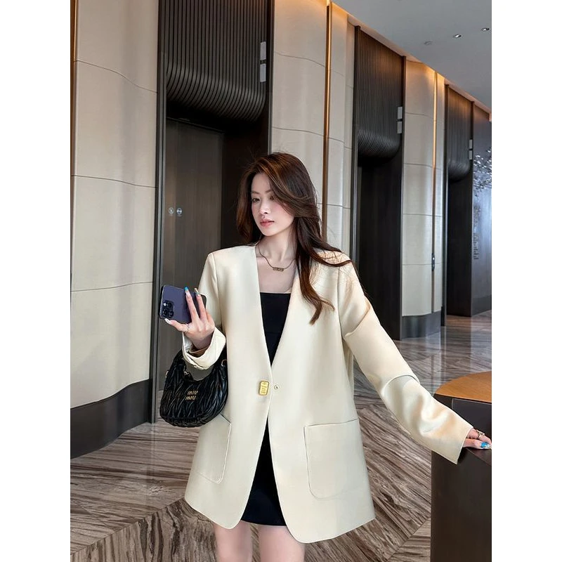 春秋职业外套2025女设计感小众上衣网红新款韩版西服西装休闲百搭