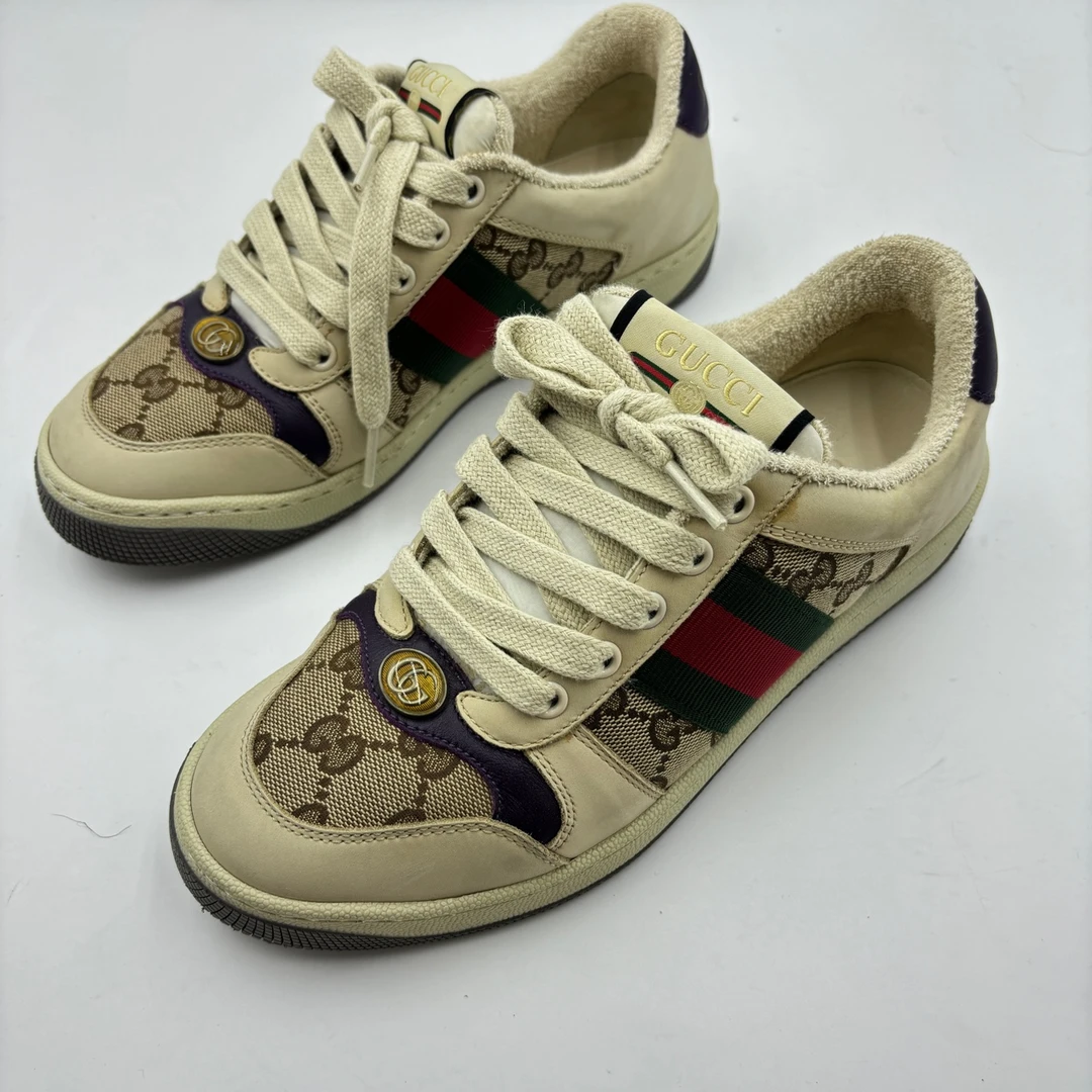 36码/gucci screener乌木色板鞋/无盒/95新