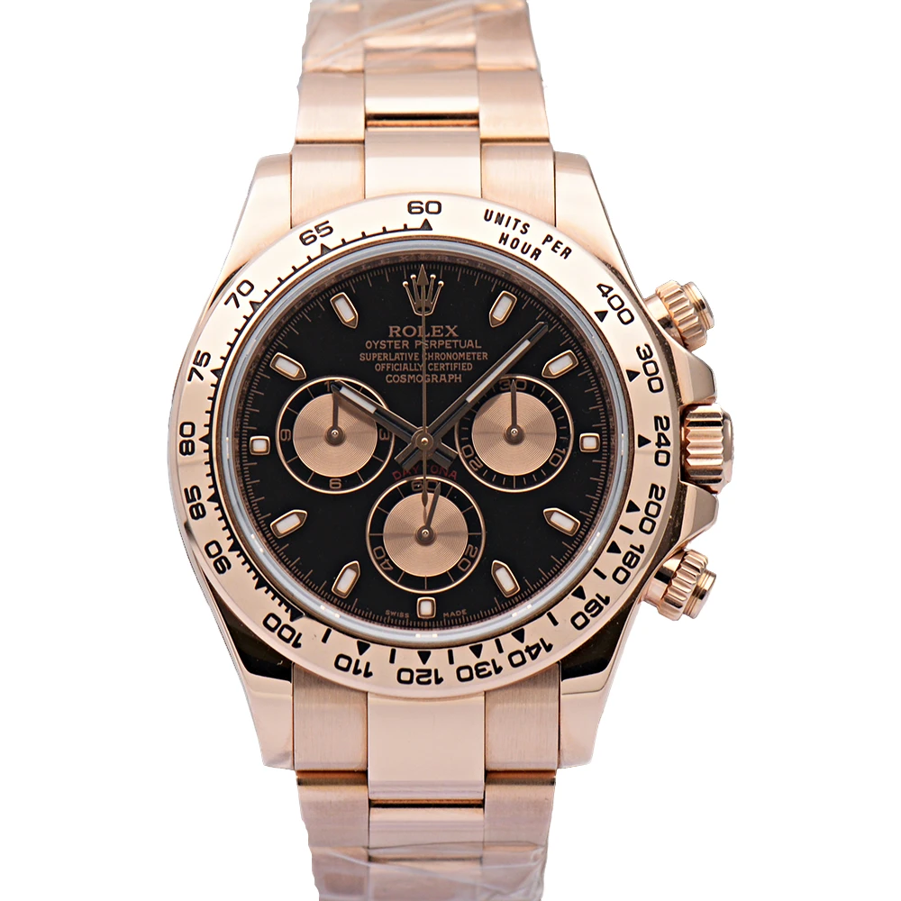 99新 Rolex/劳力士 迪通拿116505玫瑰金40表径自动机械男表
