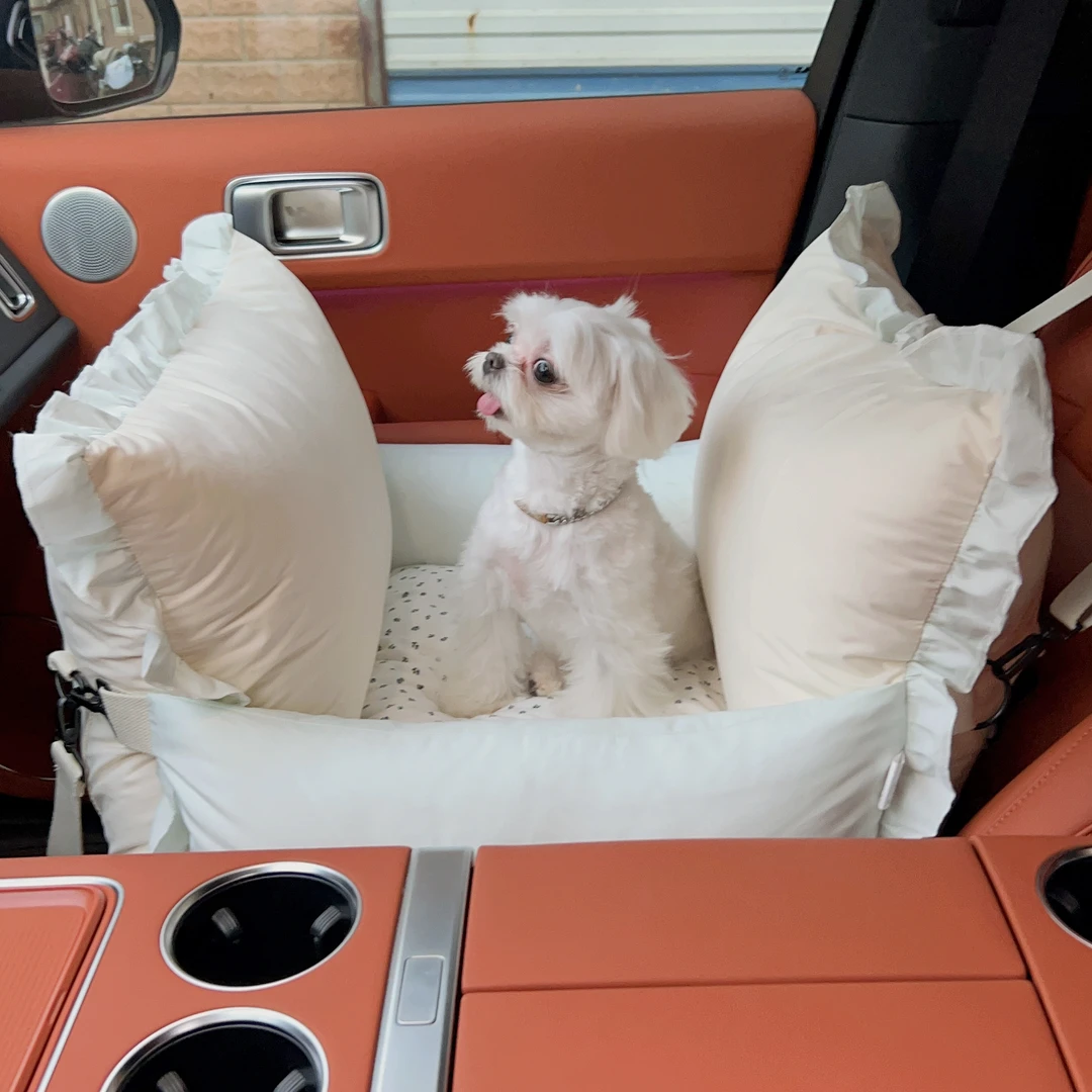 宝丽珍四季宠物车载狗窝汽车安全座椅马尔济斯约克夏小型犬Ins韩