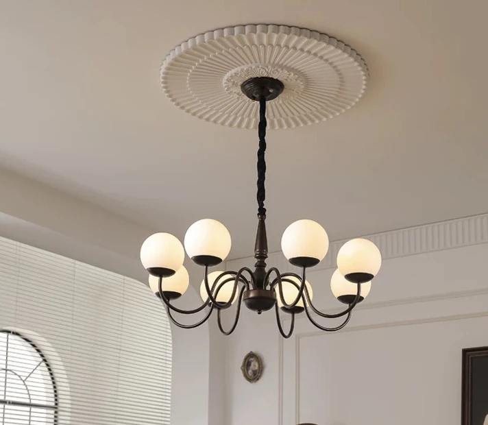 美式客厅吊灯复古餐厅大厅主浪漫中vintage中灯具灯饰全套