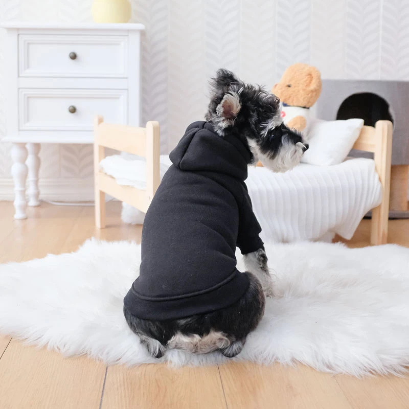 雪纳瑞衣服春秋薄款小狗狗泰迪小型犬防掉毛秋天冬季服装宠物卫衣