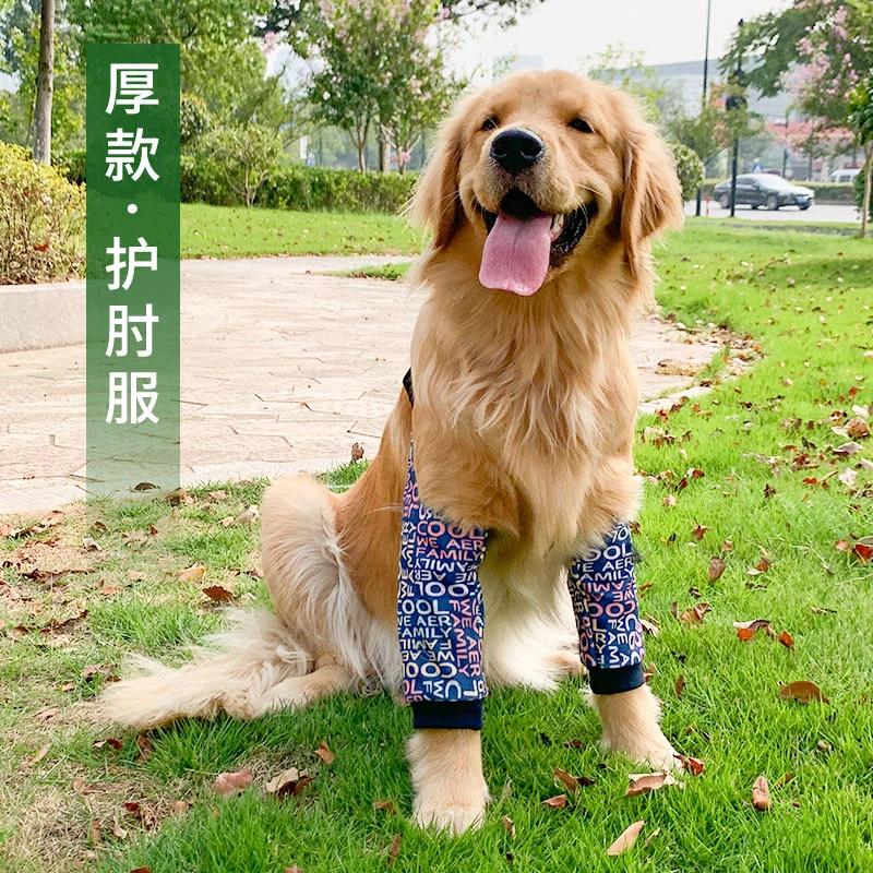 狗狗护膝护肘衣关节保护防磨防舔金毛拉布拉多中型大型犬冬季加厚