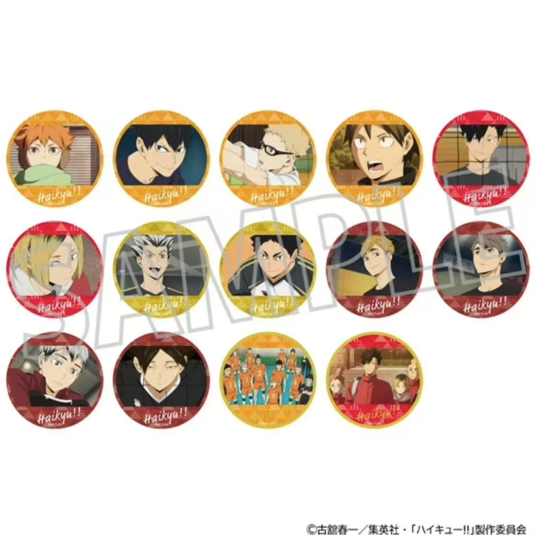 清仓【排球少年】名场面圆卡四弹卡牌盲盒（默认代拆）