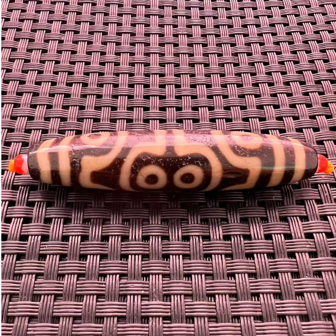 《老冯》超顶金刚虎牙八眼玛瑙吊坠锁骨链