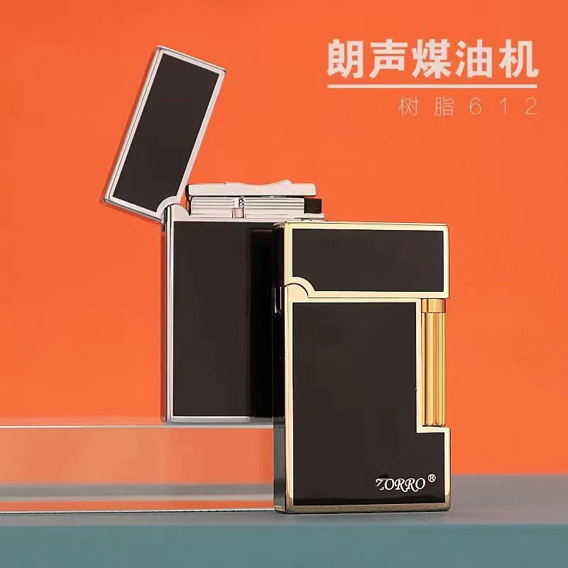 新款清脆煤油打火机彩贝清脆侧滑轮复古耐用创意个性送男友礼品潮