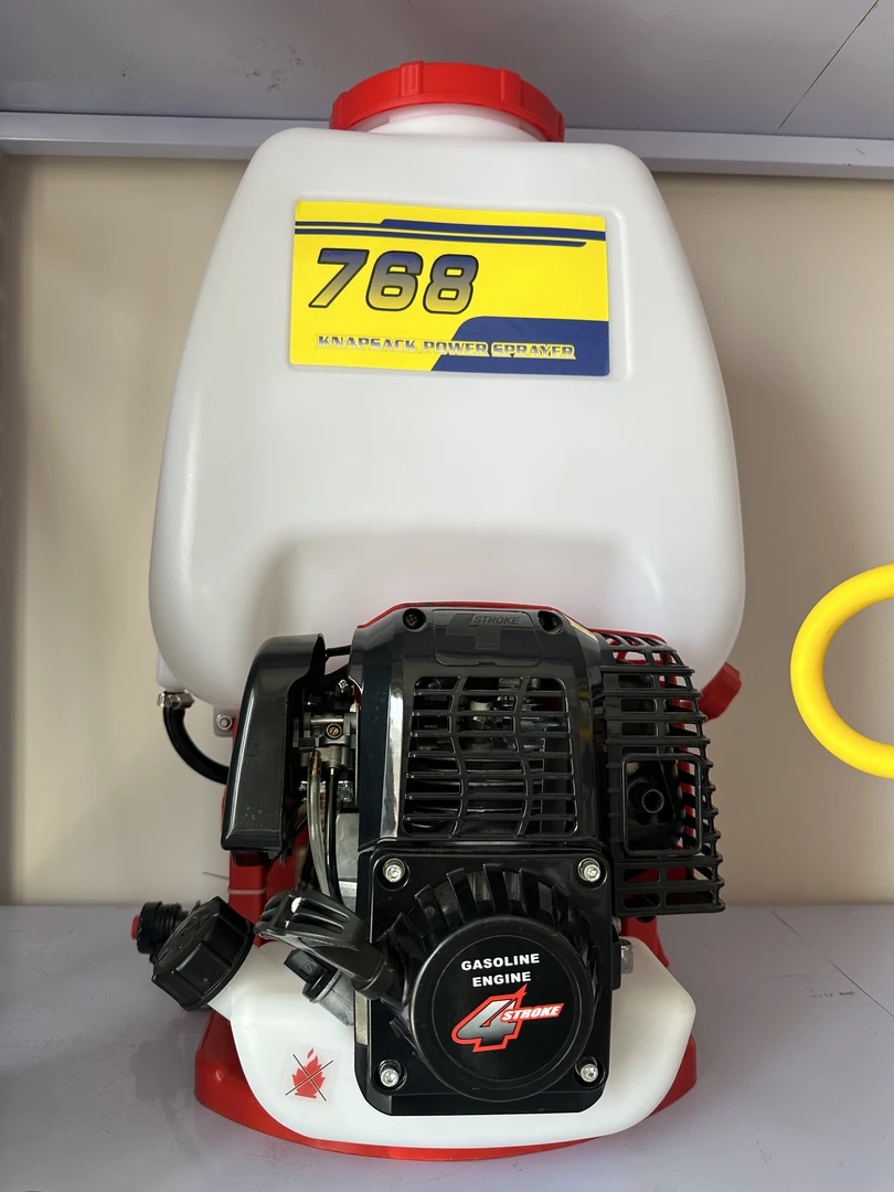 汽油高压打药机四冲程铜泵电启动喷雾机背负式园林果树农用喷雾器