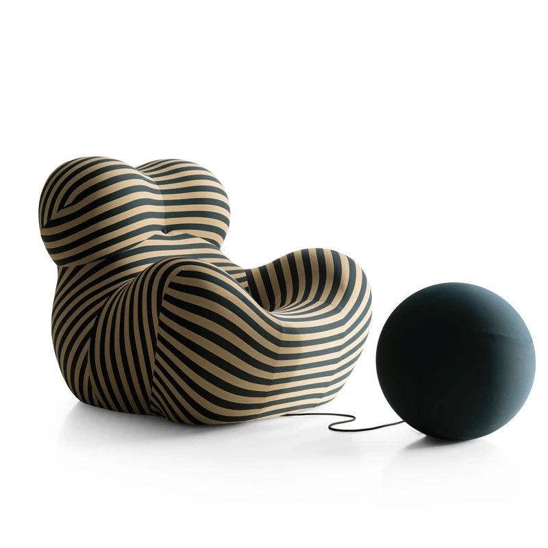 妈妈的怀抱沙发椅极简异形懒人设计师休闲椅客厅个性单人酒店圆形