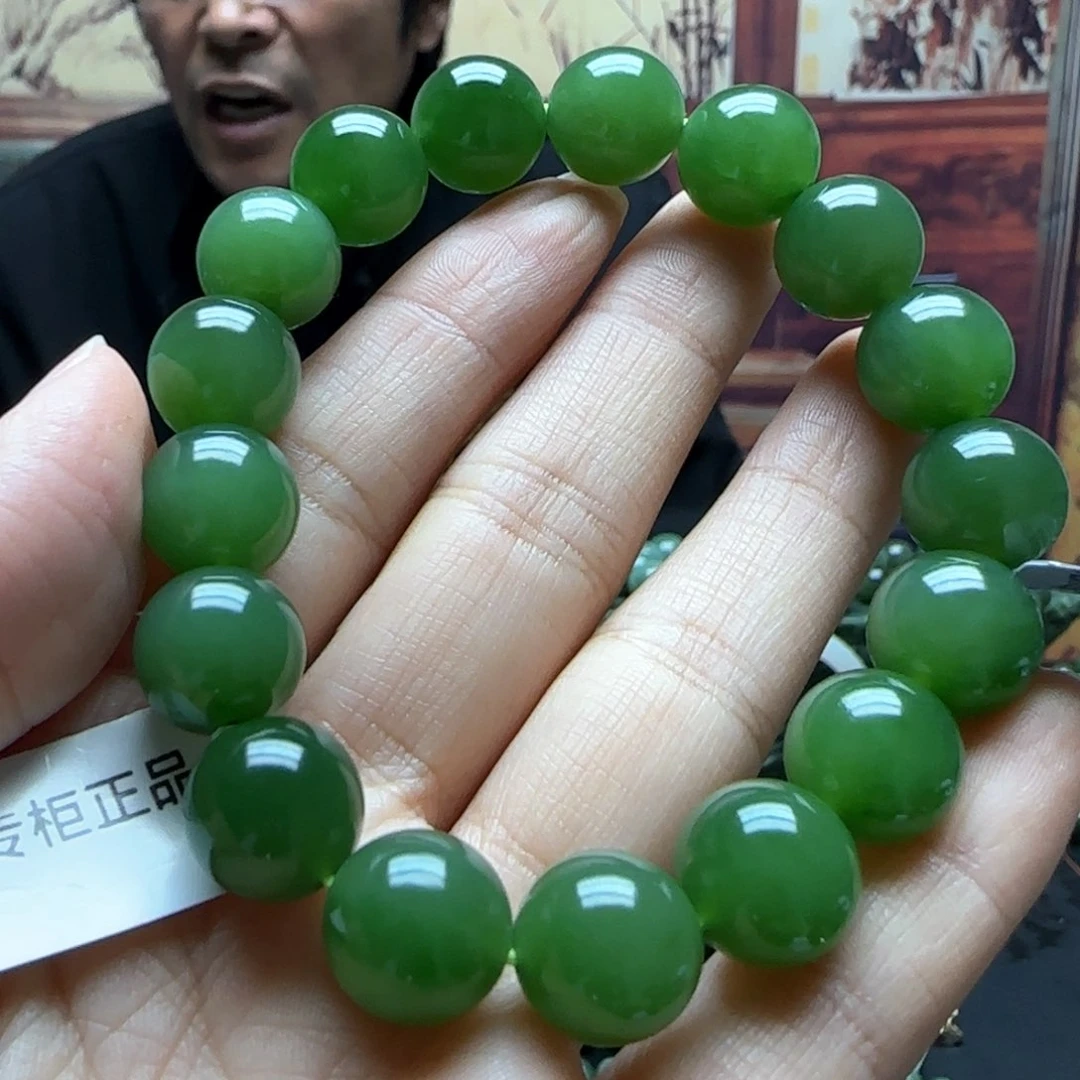 和田玉手串未镶嵌