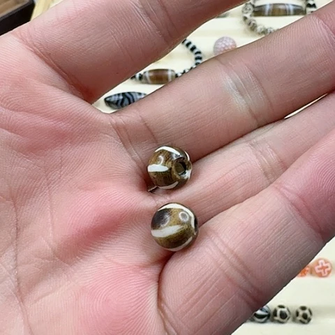 玛瑙/玉髓单珠未镶嵌