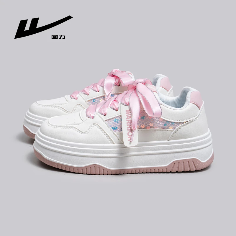 回力【清货】夏季新款潮鞋厚底板鞋小众百搭日系增高休闲韩版运动鞋