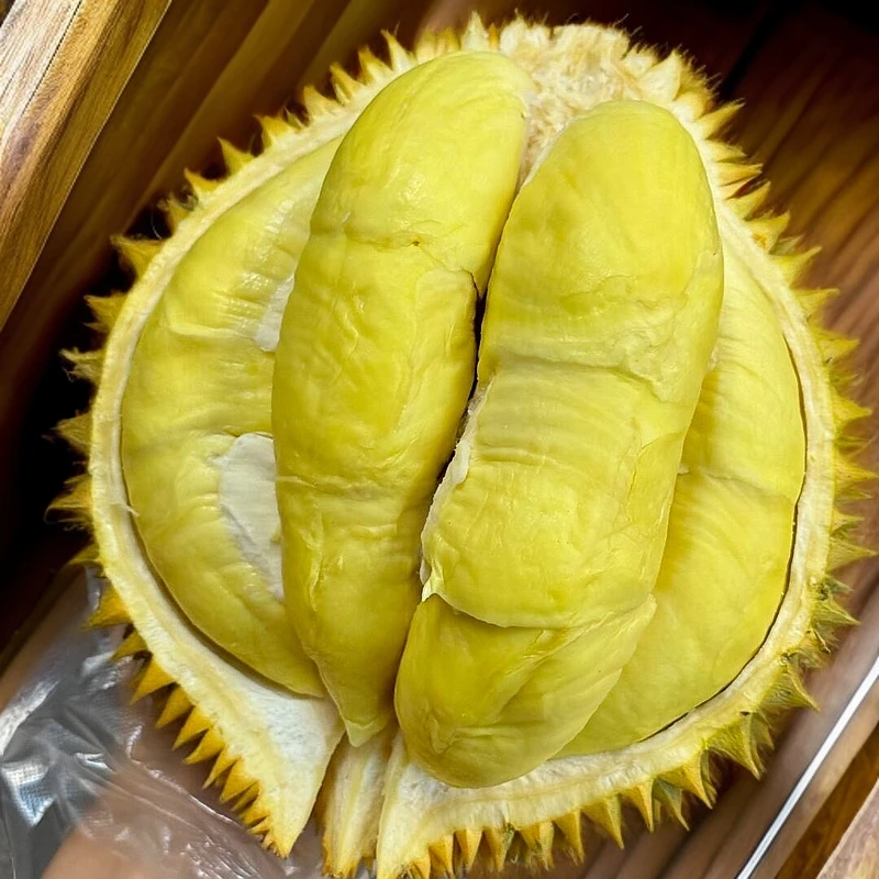 【官补】泰国AA级树熟金枕现开榴莲肉一盆（净重500g）