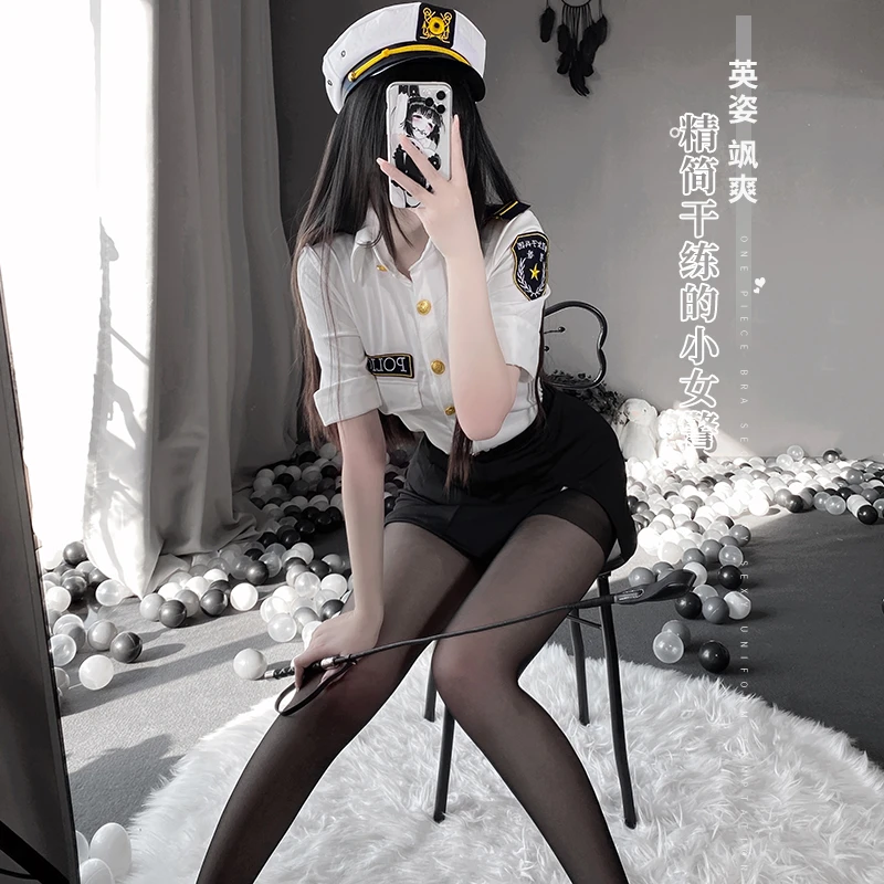 林林婷林林婷性感情趣内衣制服诱惑纯欲服装女警套装调情火辣激情