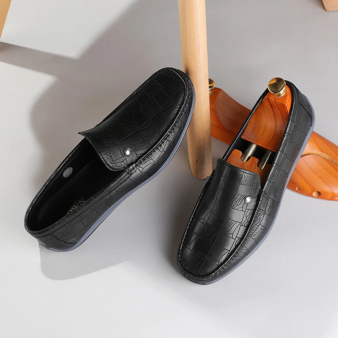 皇冠939【商场同款】套脚豆豆鞋一脚蹬驾车男鞋R1M1H0120036DX2B1