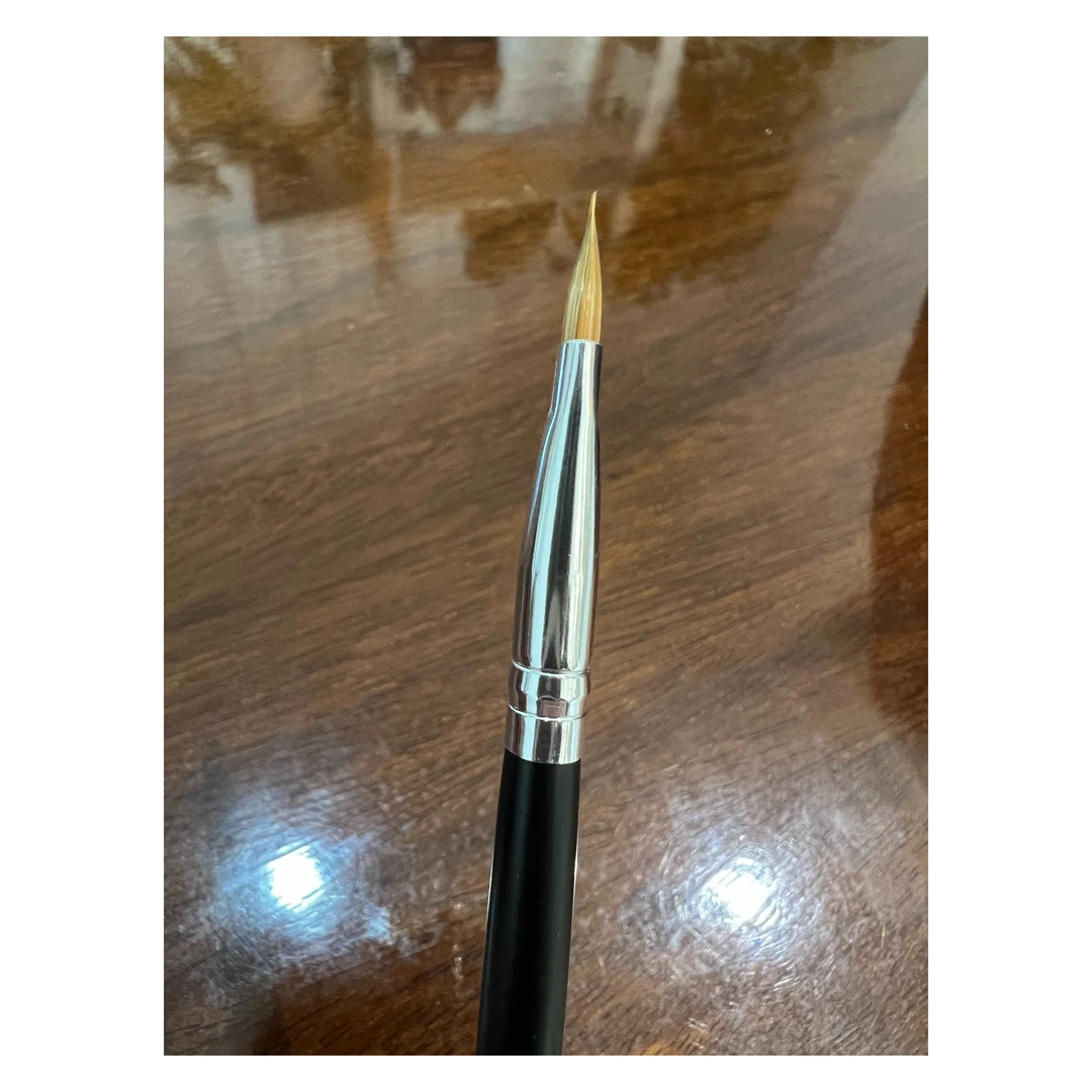 戏曲妆舞台妆创意妆新娘妆平头扇形眼线膏眼线刷便携圆头柔软扁头