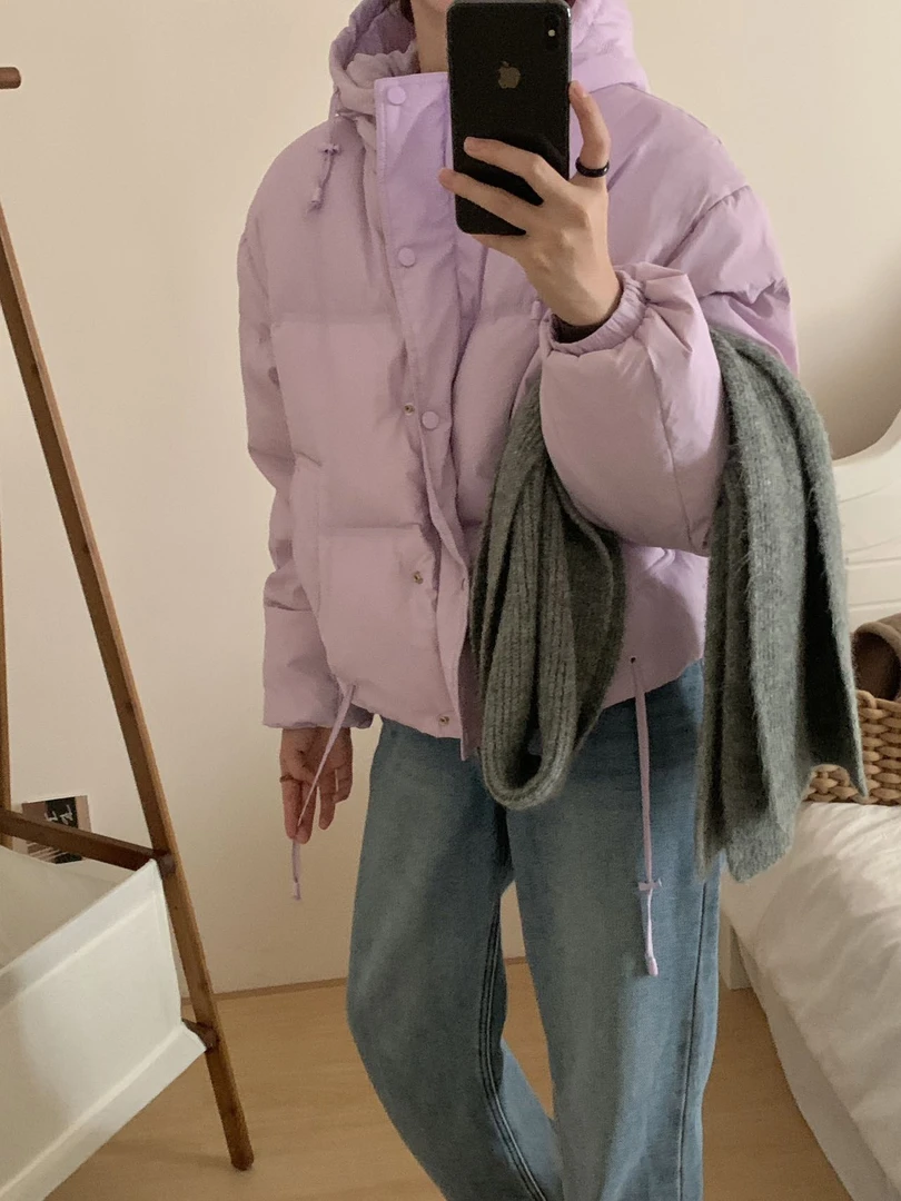 【断色】单色 羽绒服