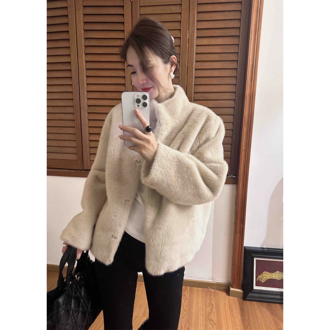 （雕影）设计简约韩版气质十足沉稳精致有气质外套深圳南油