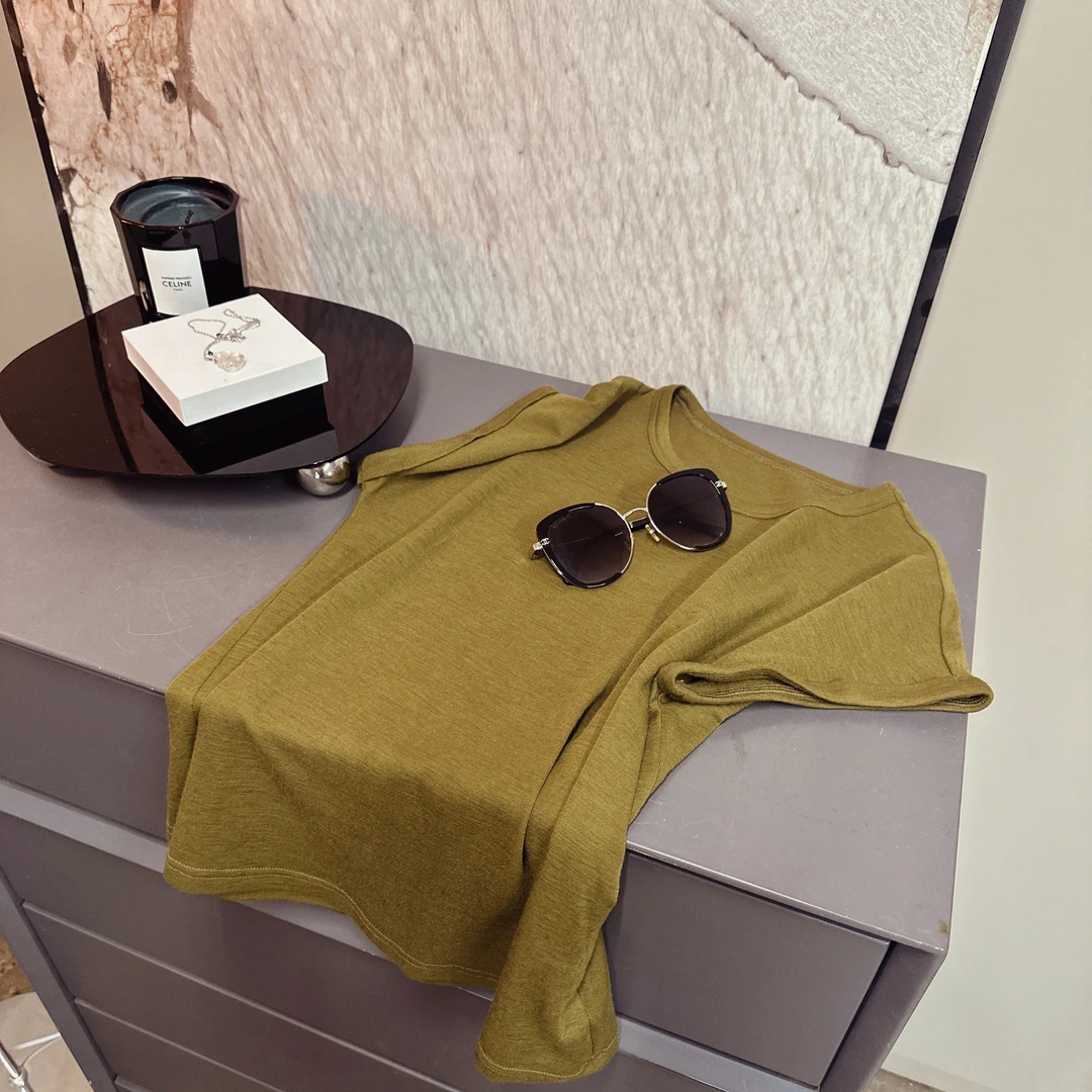 （高阶）全羊毛极轻奢极简主义飞飞袖T恤