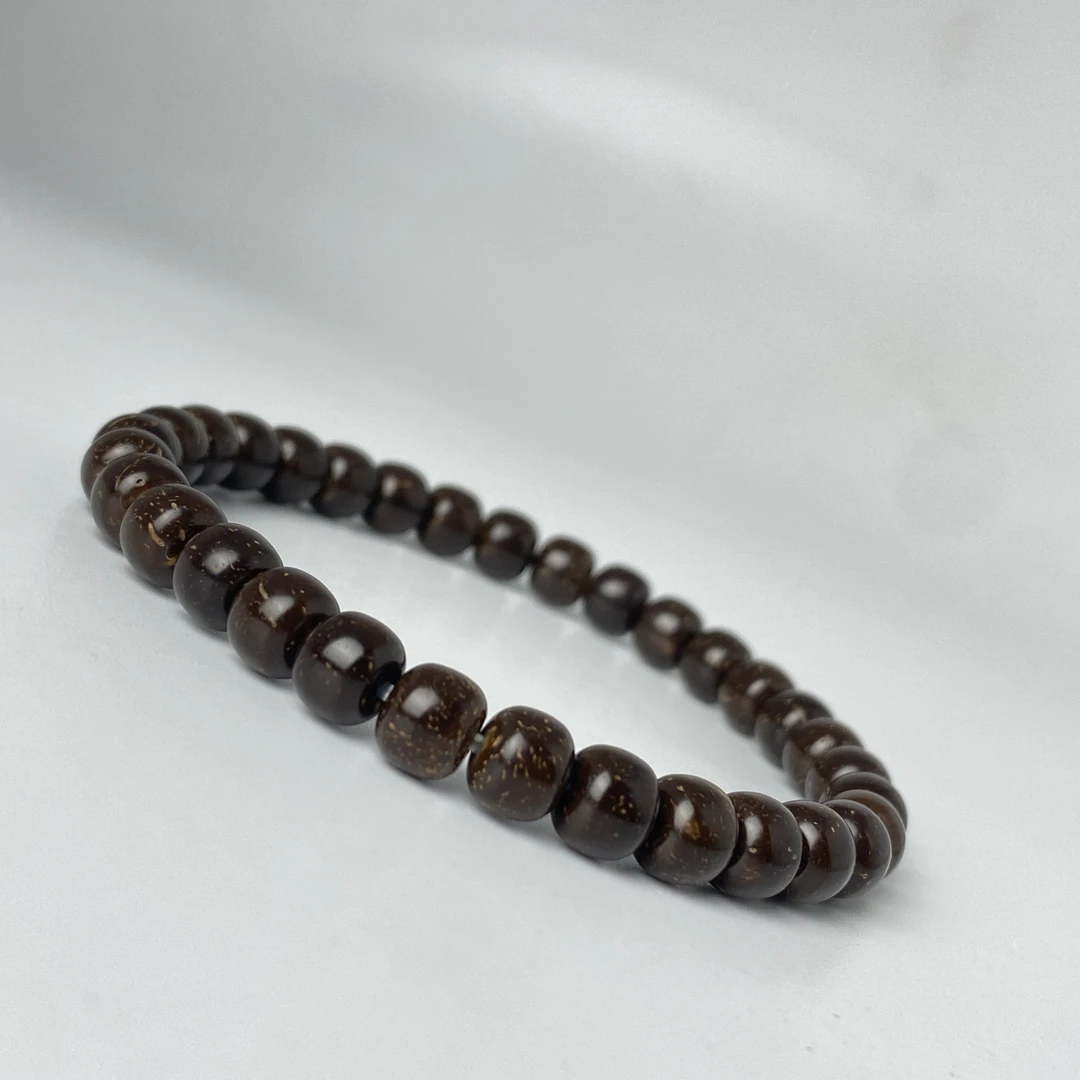 天然印尼原生态椰蒂手串 7*6mm老型珠