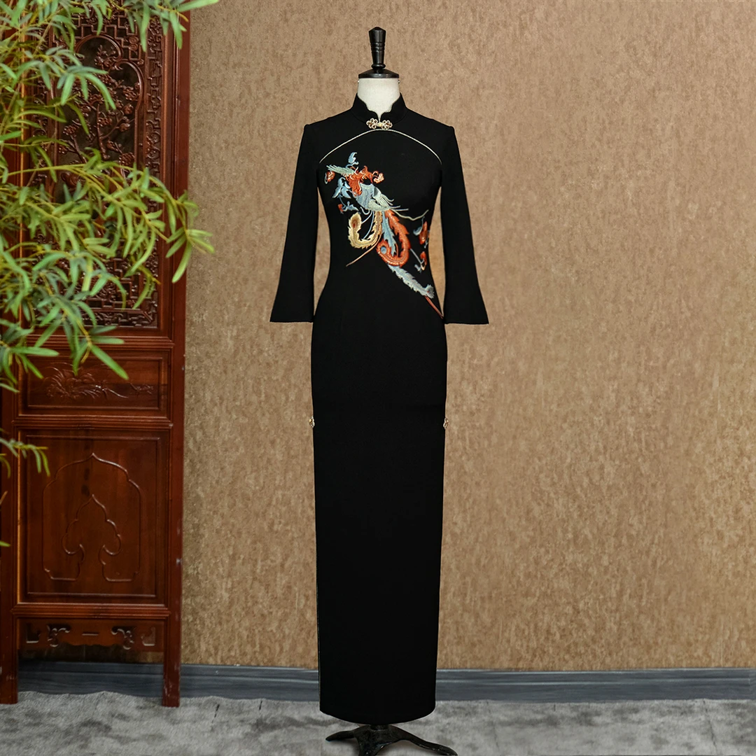 凤沧月明 -（隆佳秀走秀旗袍111532）