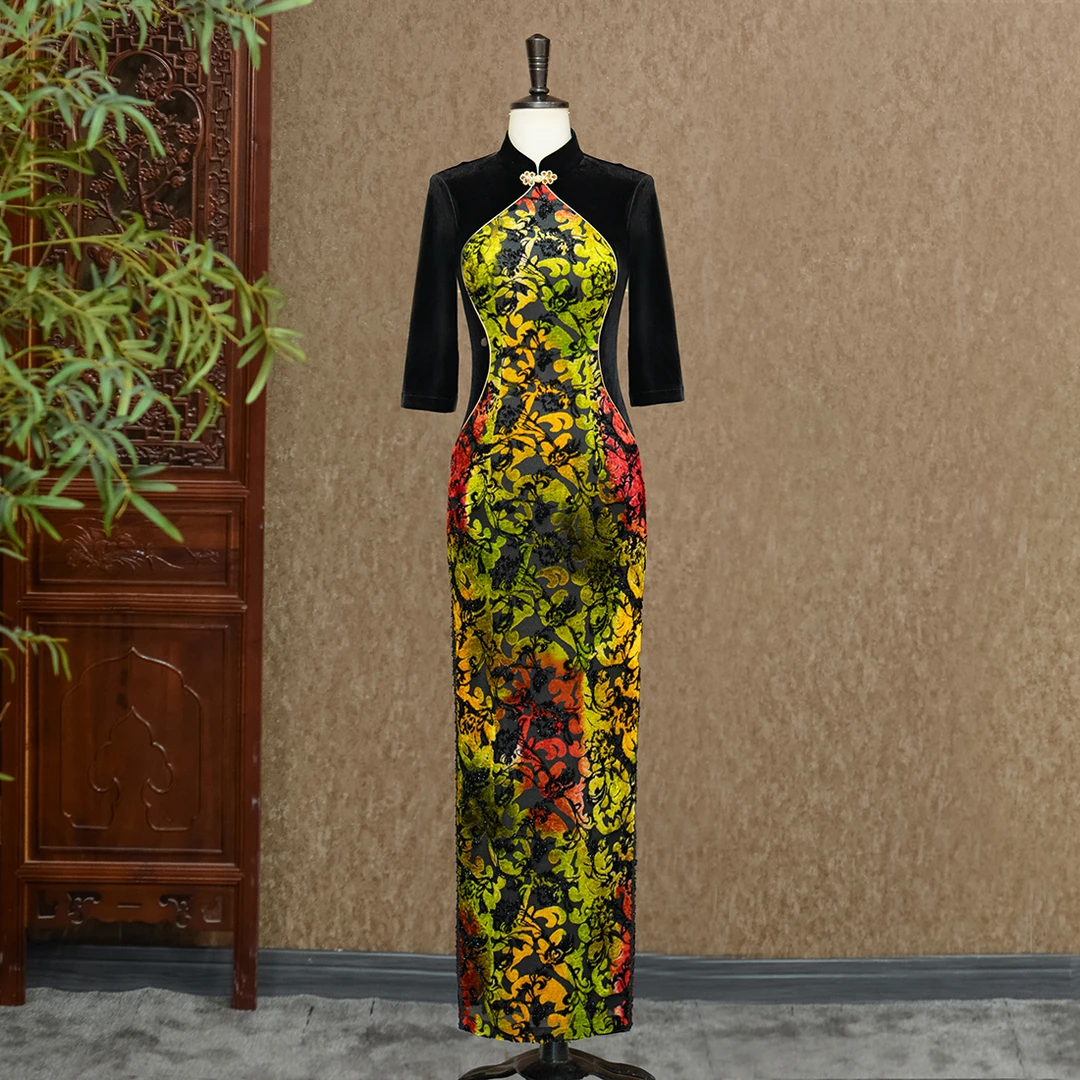 梦回兰亭-（隆佳秀走秀旗袍111568）