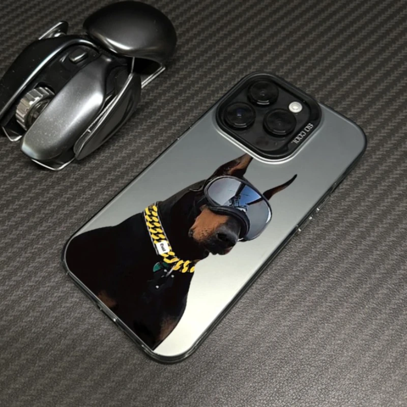 潮酷狗iphone苹果15手机壳14pro max创意13pro高级感12网红11/xs