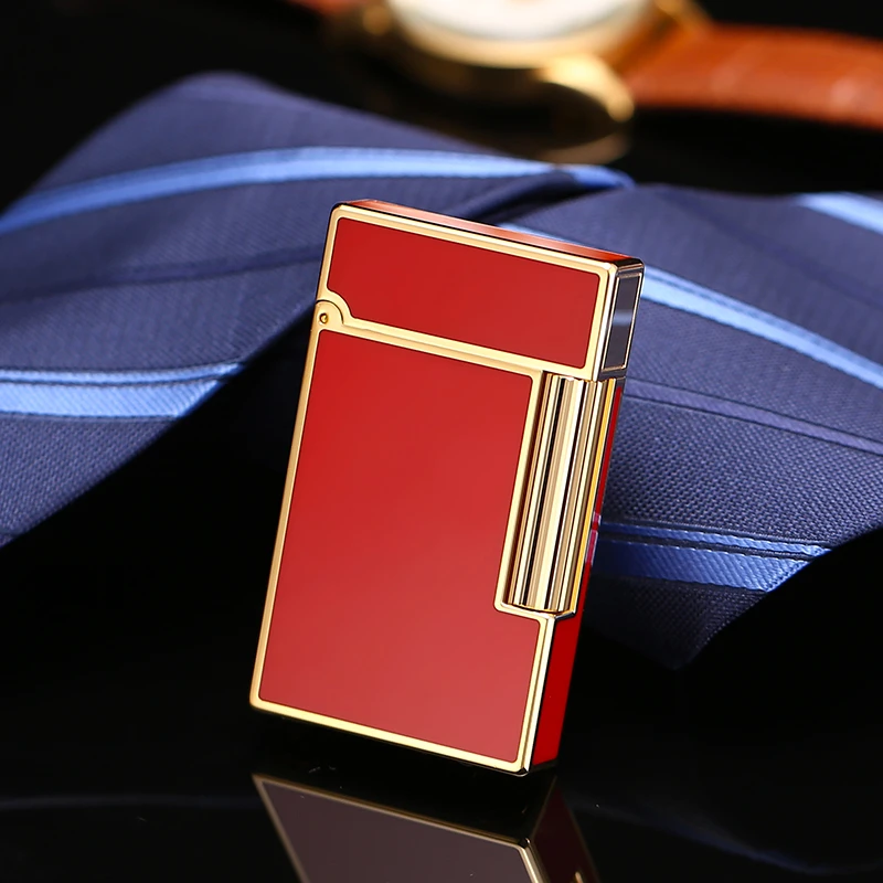 maduro红色大漆朗声打火机复古经典火机简约大气送生日礼物男朋友