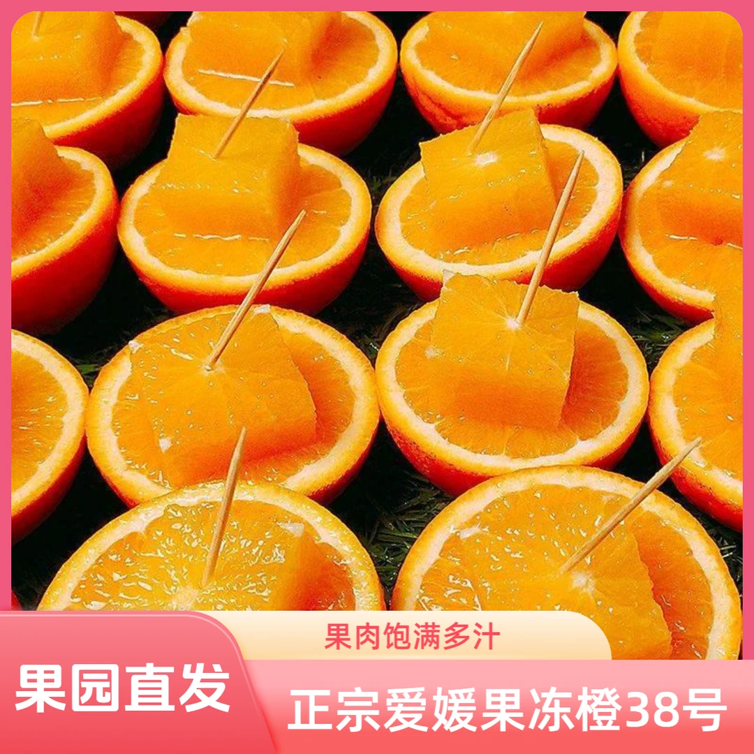 云南爱媛果冻橙柑橘桔子甜橙新鲜水果沃柑皇帝柑现摘现发坏果包赔